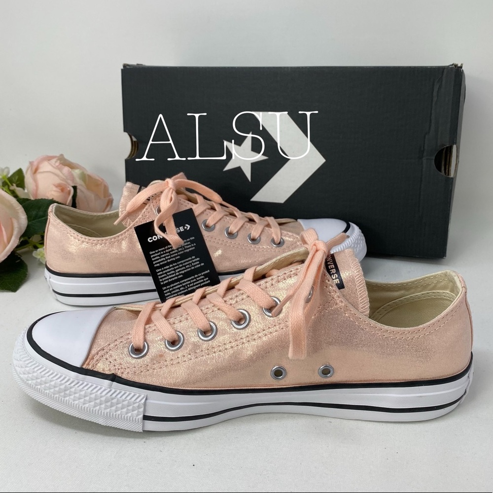 Converse Ctas Low Top Canvas Washed Coral W - Picture 6 of 8